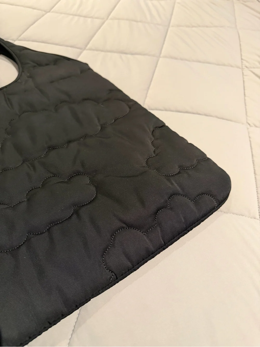 Coachtopia Loop Black Quilted Cloud Tote